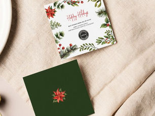 Best Price! Company Logo Business Christmas Holiday Note Card