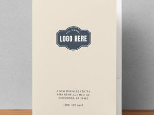 Best Deals! Create A Presentation Folder With A Business Logo