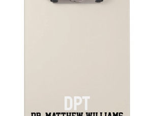 Review Personalized DPT Doctor of Physical Therapy Gift Clipboard