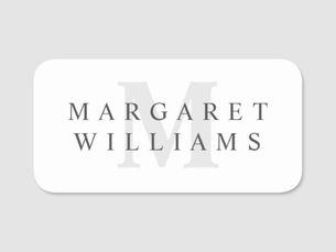 Hot Review! Chic Simple Modern Minimalist Monogram Name Tag
