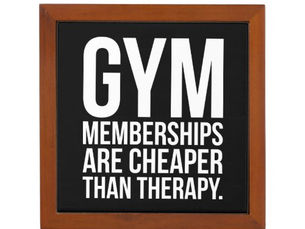 Best Deals! Gym Memberships Are Cheaper Than Therapy - Workout Desk Organizer