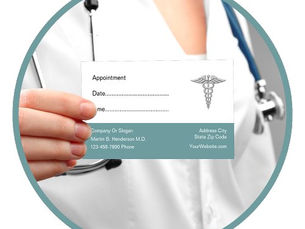 Top 5! Doctor Appointment Business Cards