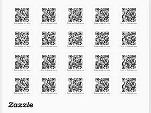 Hot Deals! Custom QR Code Generator Website Square Sticker