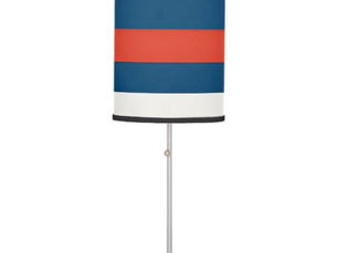 Best Deals! Nautical Striped Red White and Blue Nursery Table Lamp