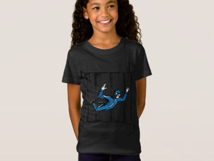 Hot Review! Indoor skydiving wind tunnel skydiver jumping tee