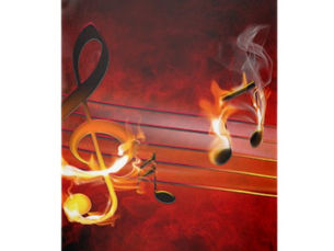 Best Price! Hot Music Notes Lamp Shade