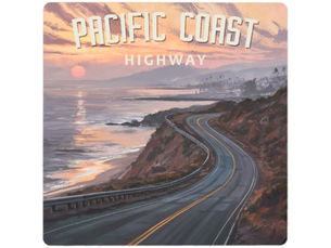 Best Price! Pacific Coast Highway Sunset Metal Print