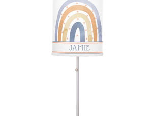 Best Deals! Cute Watercolor Rainbows Stars Personalized Table Lamp
