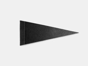 Hot Review! Black Snakeskin Pennant Flag
