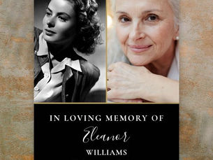 Best Price! 2 Photo Then And Now Memorial Celebration Of Life Poster