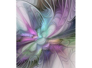 Best Price! New Life, Colorful Abstract Fractal Art Fantasy Lamp Shade