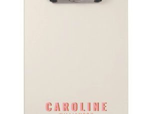 Best Deals! Pink and Orange Retro Typography Creative Modern Clipboard