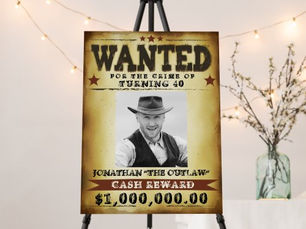 Review Funny Birthday Wanted Poster, Add Your Photo Text Foam Board