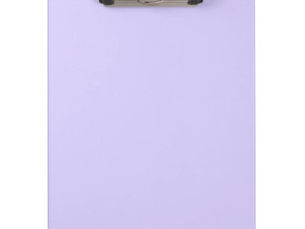 Hot Deals! Pastel Lilac Solid Color | Classic | Elegant Clipboard