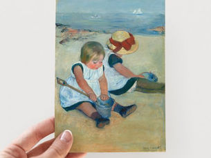 Best Deals! Children on the Beach | Mary Cassatt Postcard