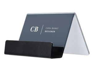 Hot Review! Navy Blue Monogram Modern Minimal Simple Desk Business Card Holder