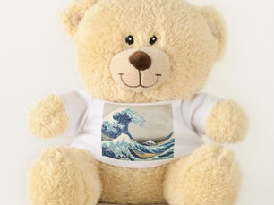 Top 10! Katsushika Hokusai - The Great Wave off Kanagawa Teddy Bear