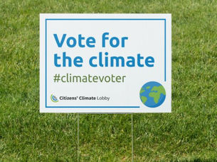 Hot Deals! Vote for the climate yard sign