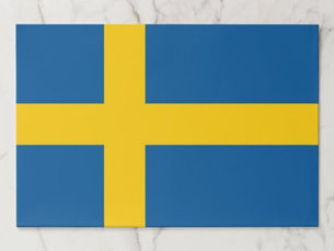 Hot Review! Tearaway paper pad with Flag of Sweden