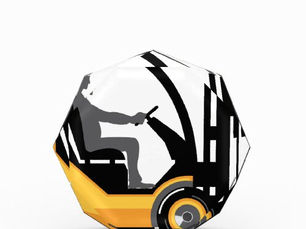 Best Price! Yellow forklift acrylic award