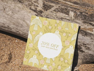 Hot Review! Falcons & Roses Chic Elegant Illustrated Girly Discount Card