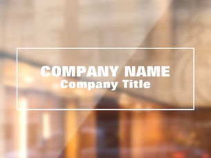 Best Deals! Business Name Window Cling