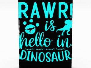 Hot Review! Rawr! Is Hello In Dinosaur Photo Block