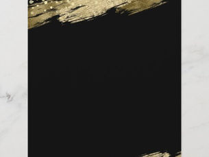 Best Deals! Black and gold elegant blank template letterhead