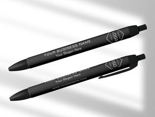 Big Deals! Minimalist Black Promotional Company Business Logo Pen