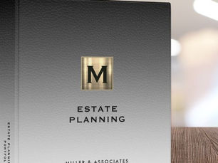Review Estate Planning Portfolio Black and Gold 3 Ring Binder