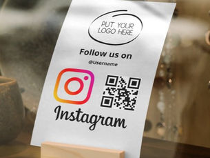 Best Deals! Scan To Connect Qr Code Small Business Instagram Holder