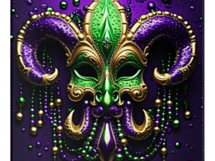 Review Mardi Gras Fleur De Lis Design 2024 Acrylic Print