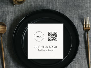 Top 5! Custom Business Logo QR Code Company Party Event Napkins