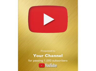 Big Deals! YouTube Creator Award play button Acrylic Print
