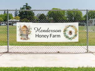Top 5! Honey Hive and Bee Business Banner