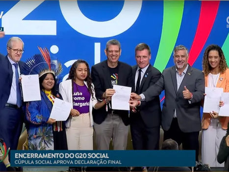 Declaração Final do G20 Social é Entregue a Lula e Ramaphosa: Justiça Social e Climática em Destaque