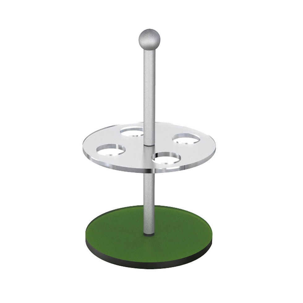 Thumbnail: Counter top cone holder - 4 seats - round base