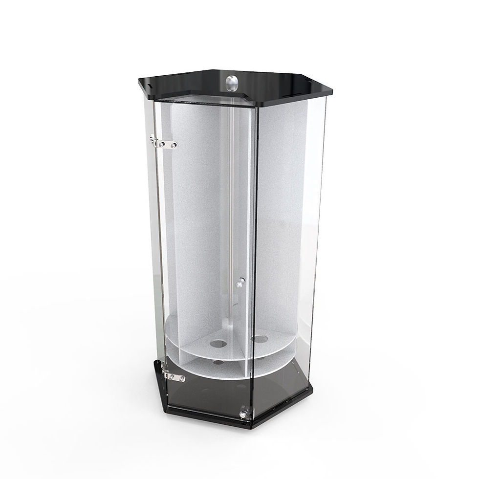 Thumbnail: 6-row revolving cone holder with door