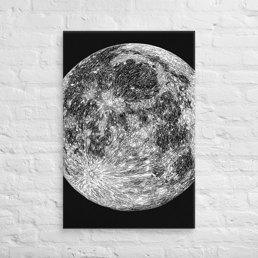 Moon - Canvas