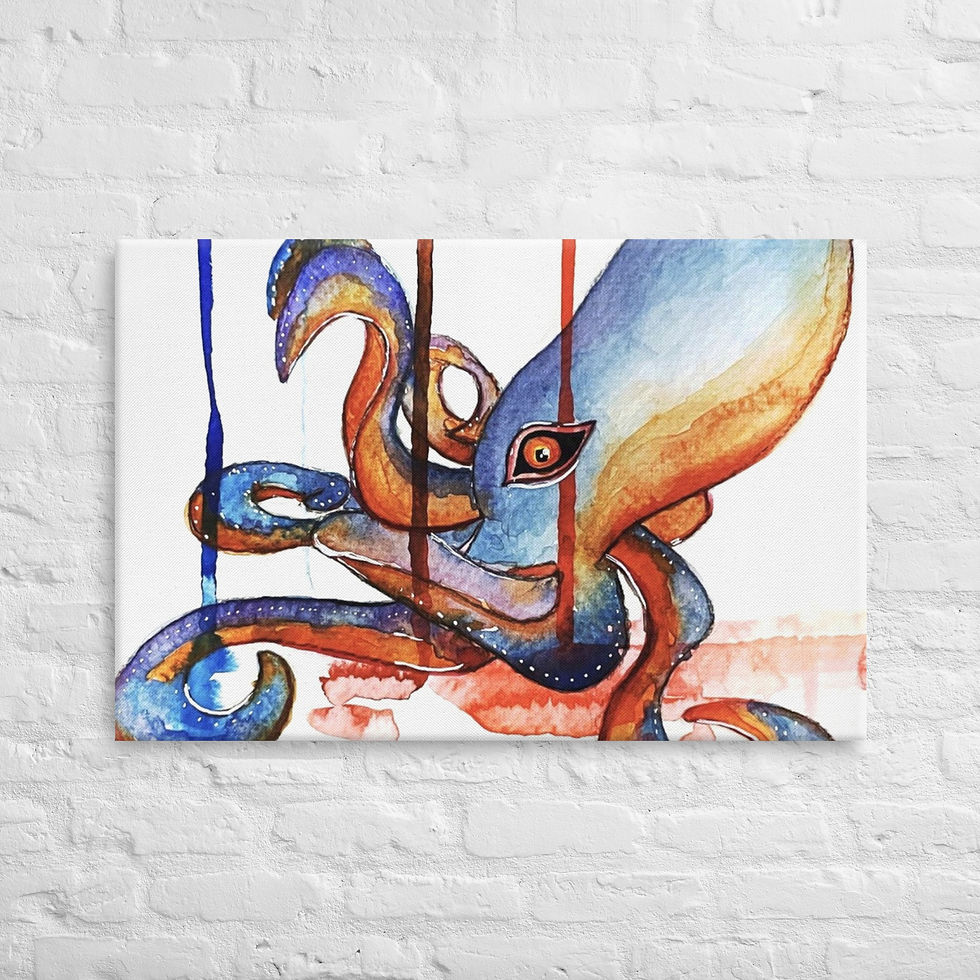 Calamari - Canvas