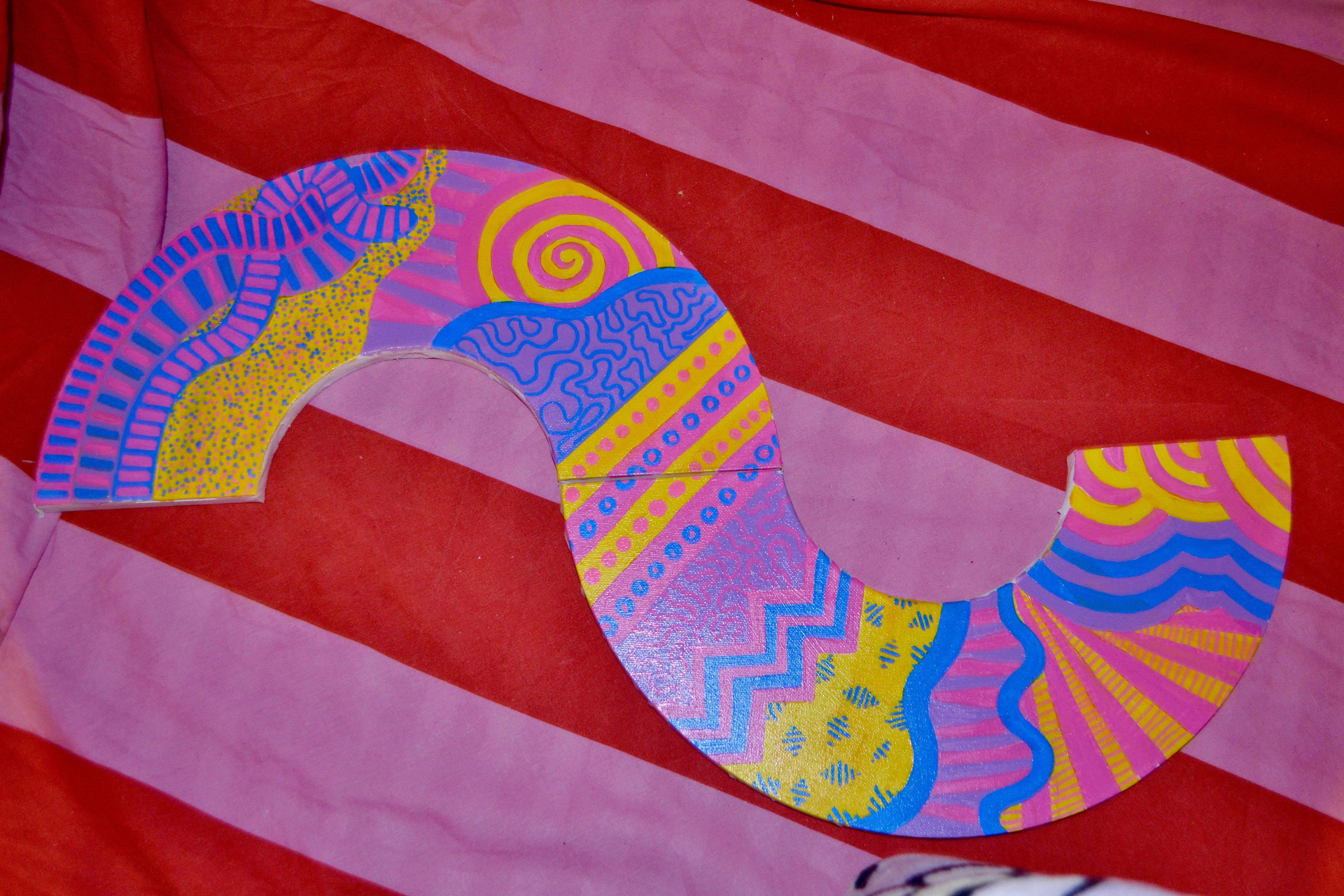 "A Round Clutter" - original painting