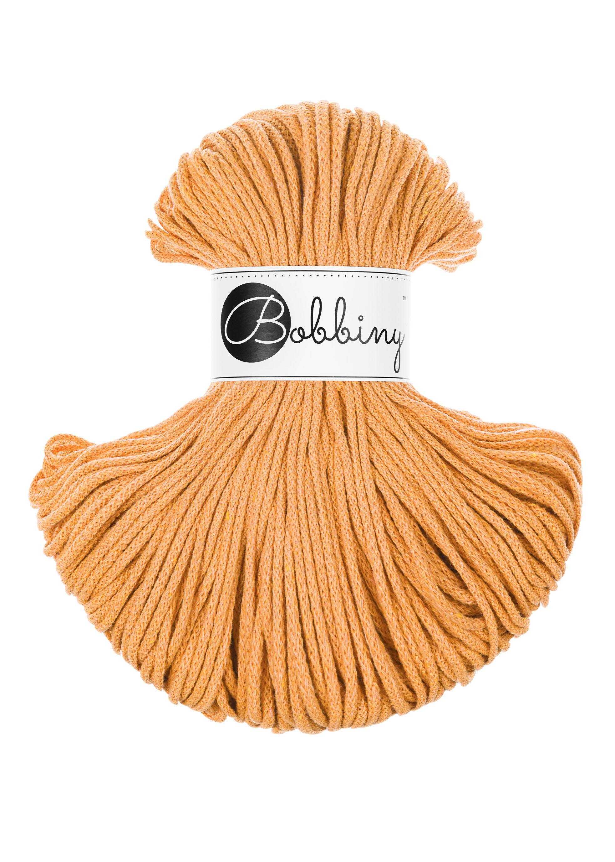 3mm Bobbiny Braided Cord - Orange