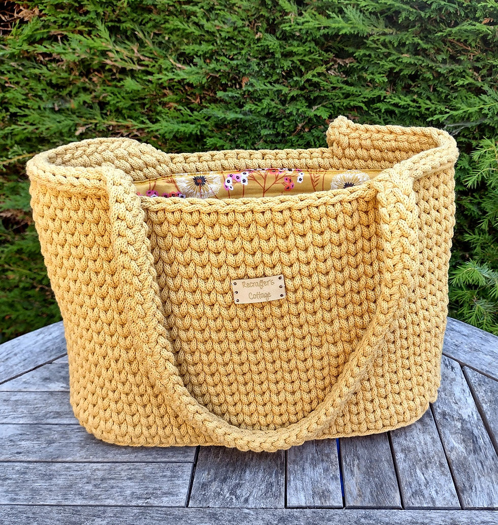 Thumbnail: Handbag - Recycled Cotton & Remnants