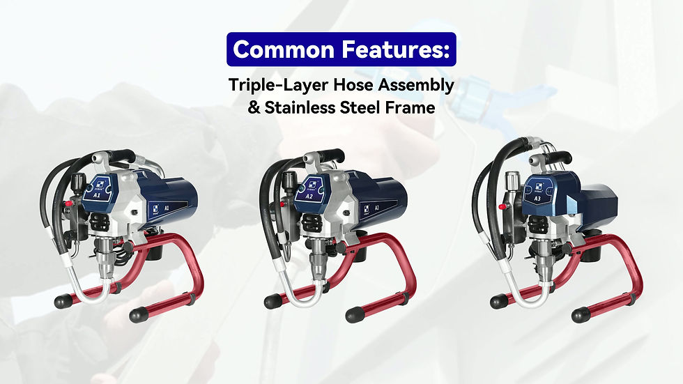 Thumbnail: HVBAN A series electric airless paint sprayer with Brushless DC Motor.