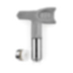 Close - up of gray airless paint sprayer tip labeled “321” with component. Shows structure for precise spraying. Helps identify “321” airless paint sprayer tip for applications.