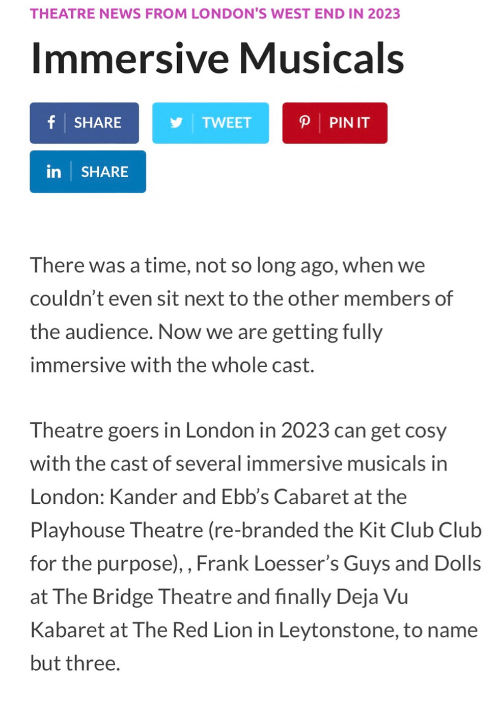 Press and Reviews