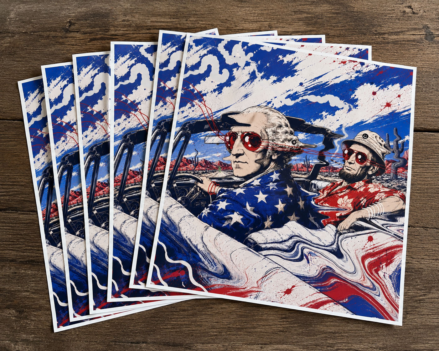 Fear in love in America 20x20 prints 