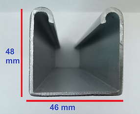 Unicanal del panel solar de aluminio 6 metros