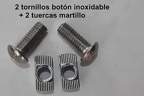 tornilleria escuadra 40x40 ranura 8 aluminio tipo parker
