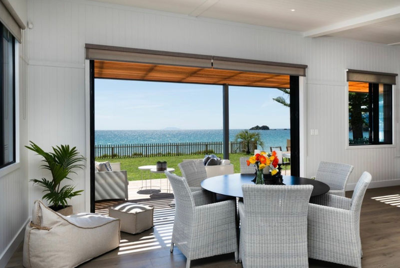 Modern beach front renovation & extension. Mangawhai Builder